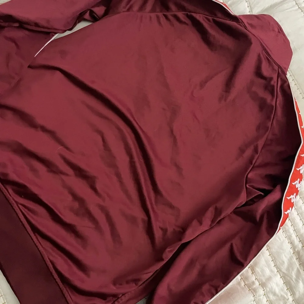 KAPPA 222 BANDA ANNISTON TRACK JACKET - RED DAHLIA/ORANGE FLAME - Large - Picture 6 of 10